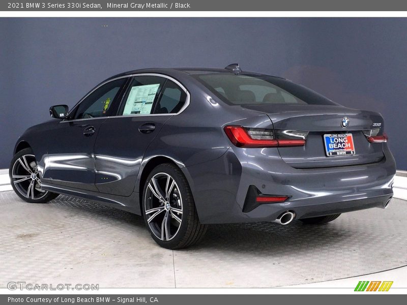 Mineral Gray Metallic / Black 2021 BMW 3 Series 330i Sedan