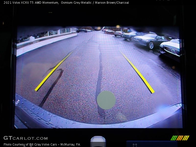 Osmium Grey Metallic / Maroon Brown/Charcoal 2021 Volvo XC60 T5 AWD Momentum