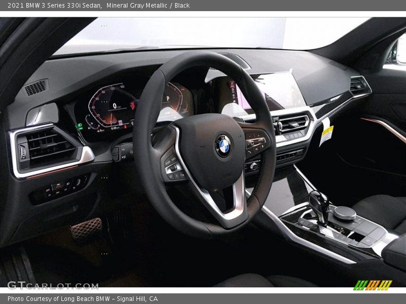 Mineral Gray Metallic / Black 2021 BMW 3 Series 330i Sedan