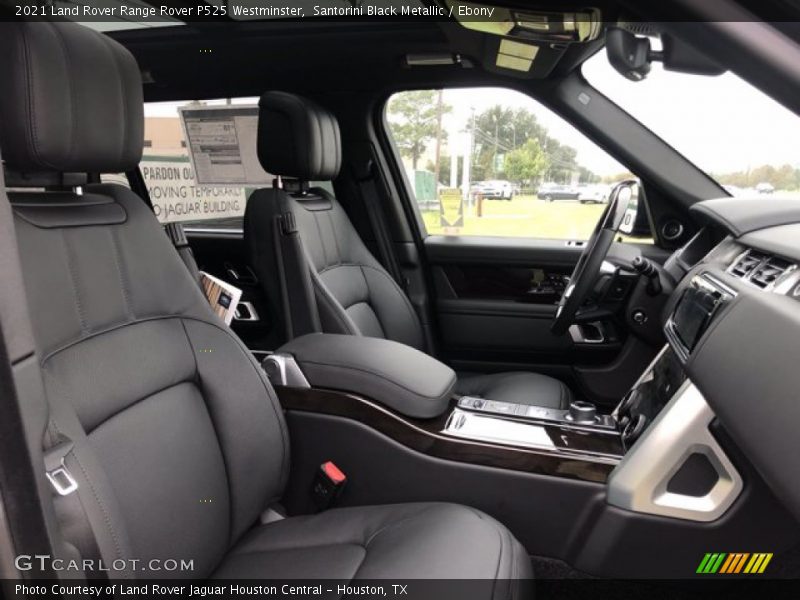 Front Seat of 2021 Range Rover P525 Westminster