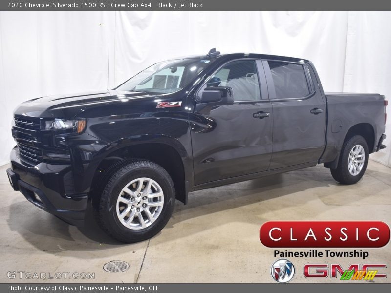 Black / Jet Black 2020 Chevrolet Silverado 1500 RST Crew Cab 4x4