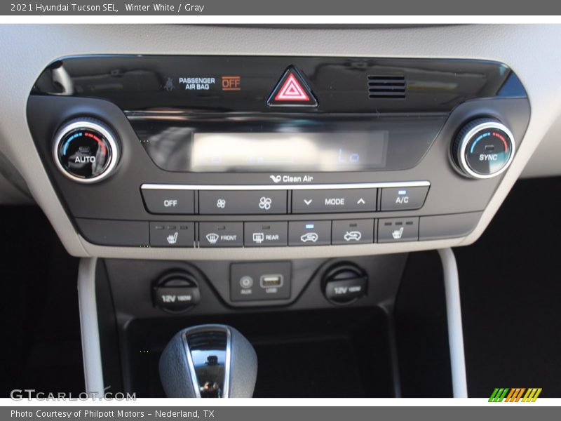 Winter White / Gray 2021 Hyundai Tucson SEL