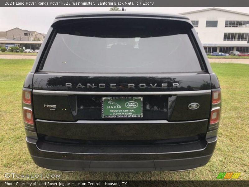 Santorini Black Metallic / Ebony 2021 Land Rover Range Rover P525 Westminster