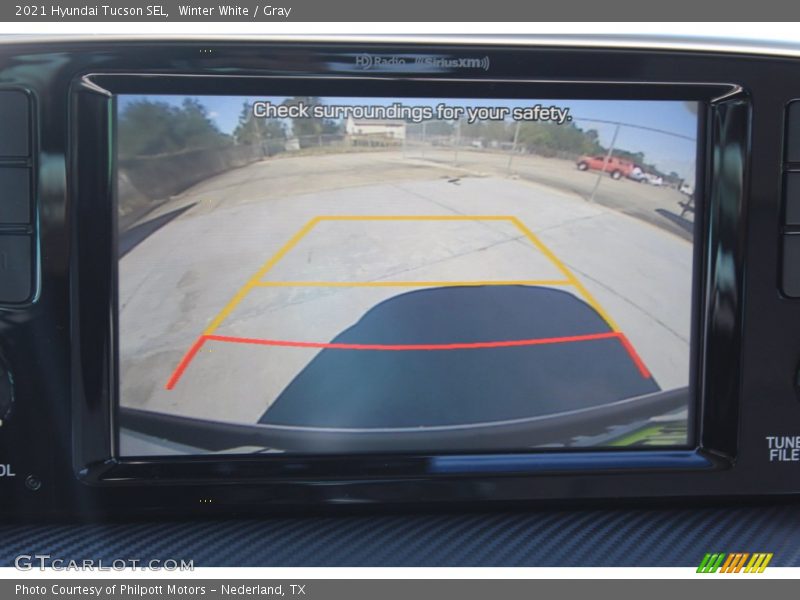 Winter White / Gray 2021 Hyundai Tucson SEL