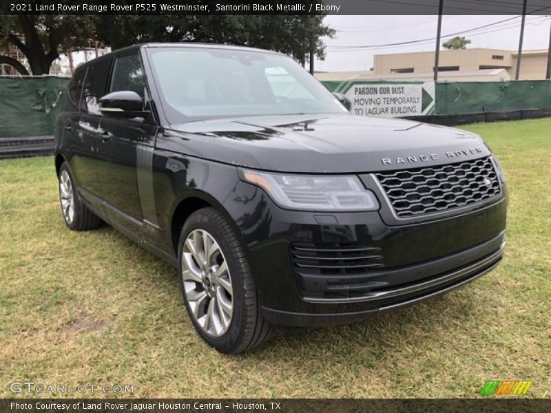  2021 Range Rover P525 Westminster Santorini Black Metallic