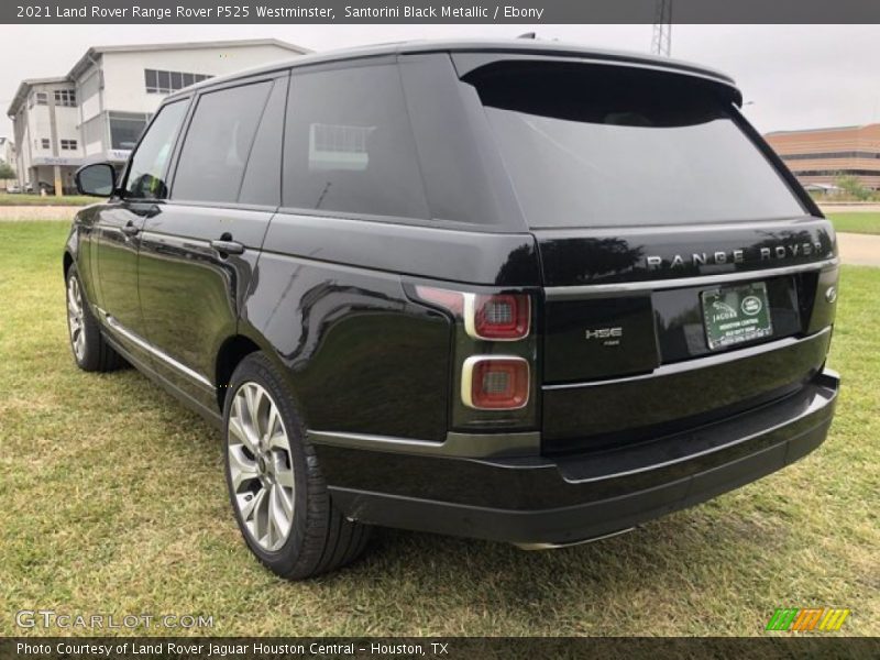 Santorini Black Metallic / Ebony 2021 Land Rover Range Rover P525 Westminster