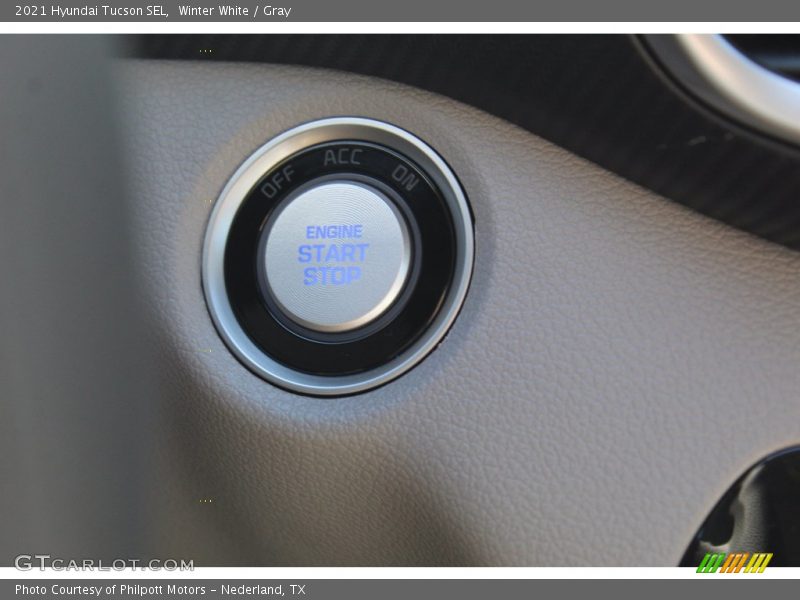 Winter White / Gray 2021 Hyundai Tucson SEL