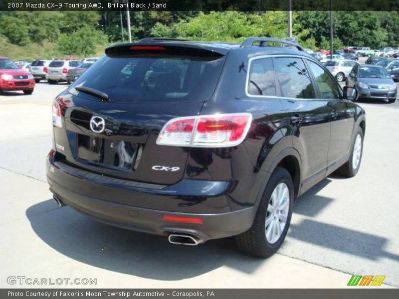 Brilliant Black / Sand 2007 Mazda CX-9 Touring AWD