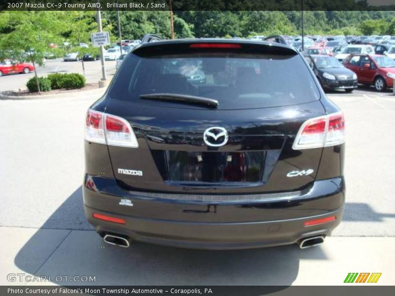 Brilliant Black / Sand 2007 Mazda CX-9 Touring AWD