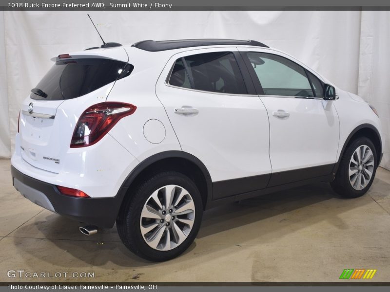 Summit White / Ebony 2018 Buick Encore Preferred AWD