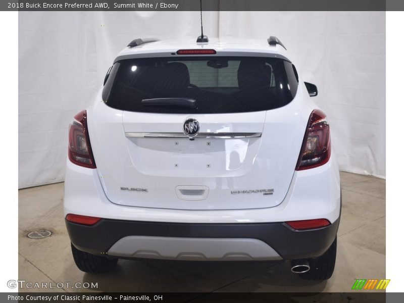 Summit White / Ebony 2018 Buick Encore Preferred AWD