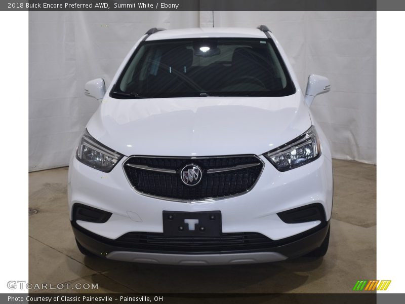 Summit White / Ebony 2018 Buick Encore Preferred AWD