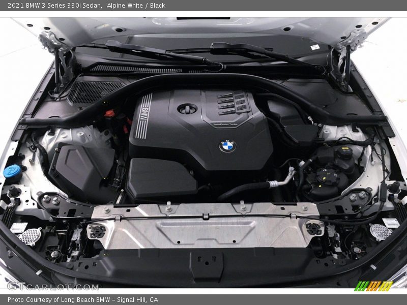 Alpine White / Black 2021 BMW 3 Series 330i Sedan