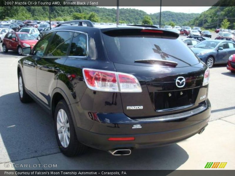 Brilliant Black / Sand 2007 Mazda CX-9 Touring AWD