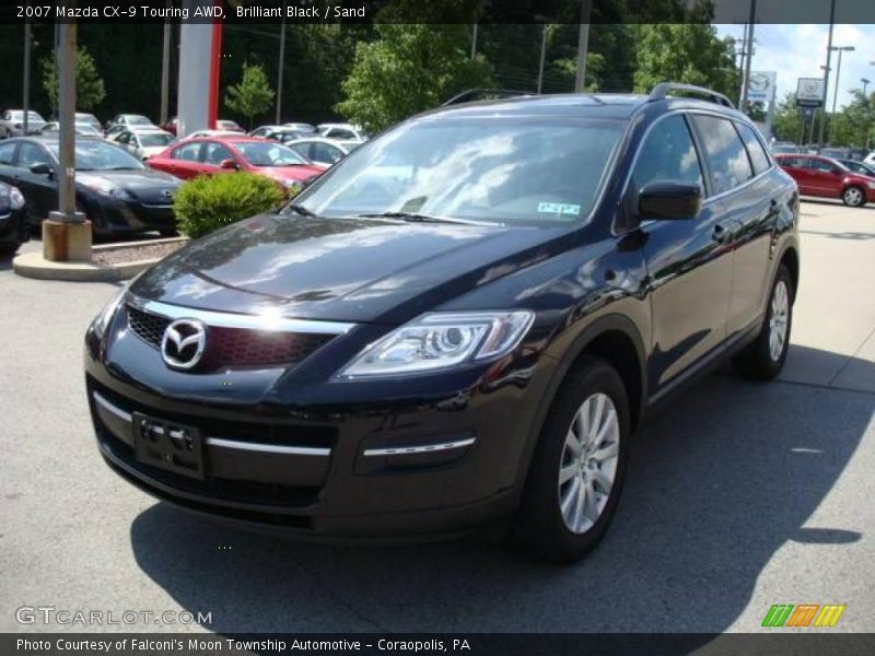 Brilliant Black / Sand 2007 Mazda CX-9 Touring AWD