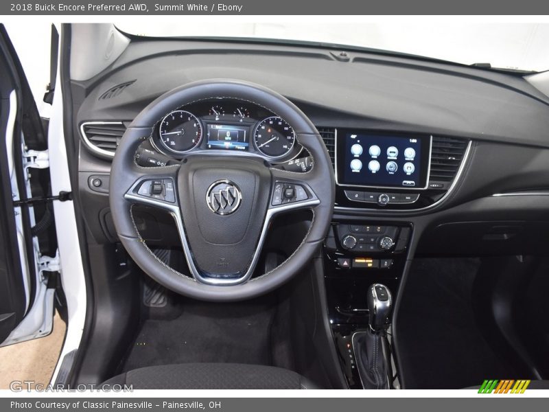 Summit White / Ebony 2018 Buick Encore Preferred AWD