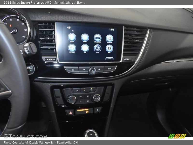 Summit White / Ebony 2018 Buick Encore Preferred AWD