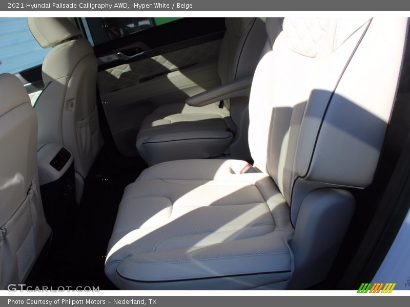 Hyper White / Beige 2021 Hyundai Palisade Calligraphy AWD
