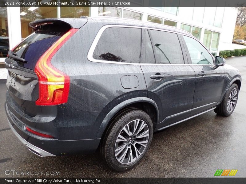 Savile Gray Metallic / Charcoal 2021 Volvo XC90 T6 AWD Momentum