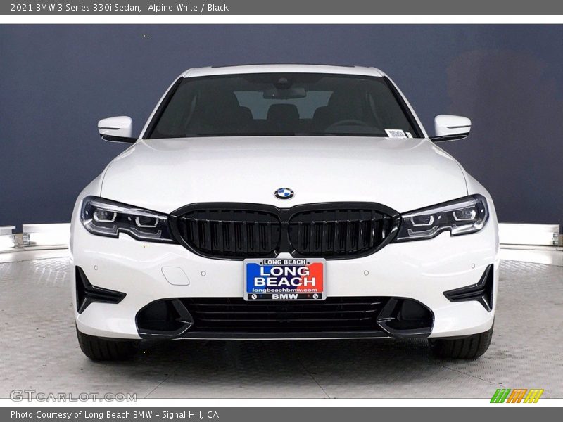 Alpine White / Black 2021 BMW 3 Series 330i Sedan
