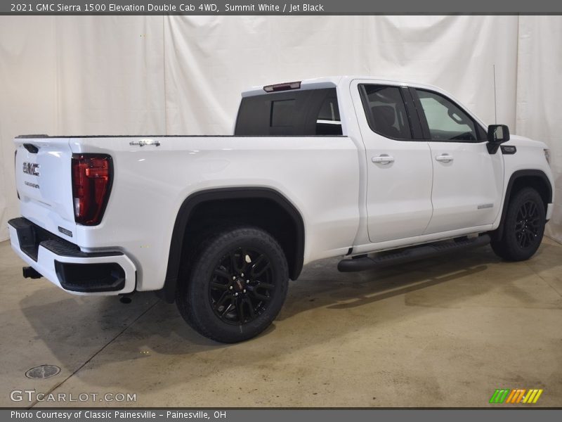 Summit White / Jet Black 2021 GMC Sierra 1500 Elevation Double Cab 4WD