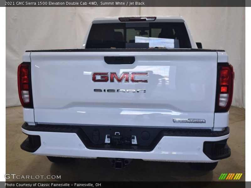 Summit White / Jet Black 2021 GMC Sierra 1500 Elevation Double Cab 4WD