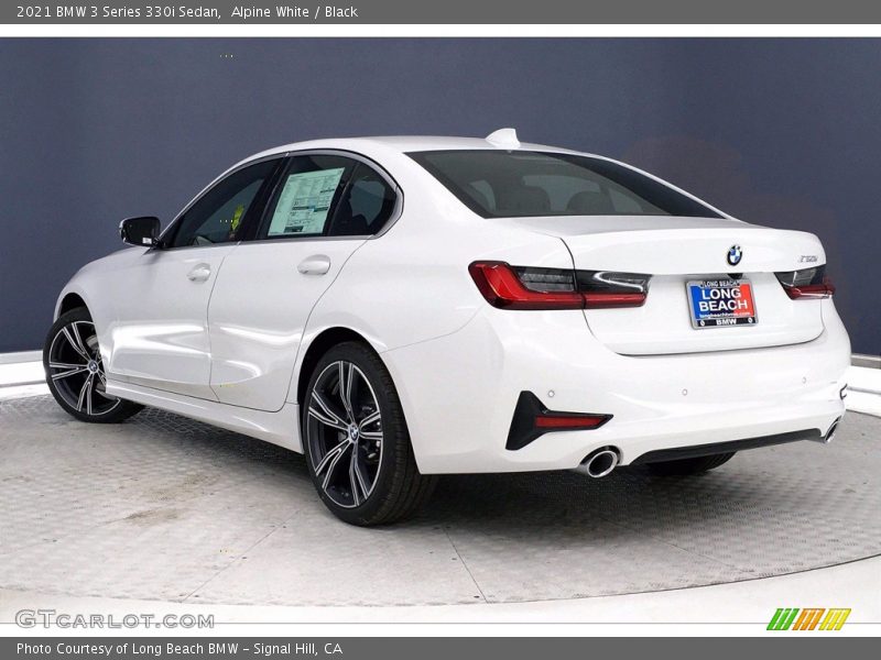 Alpine White / Black 2021 BMW 3 Series 330i Sedan