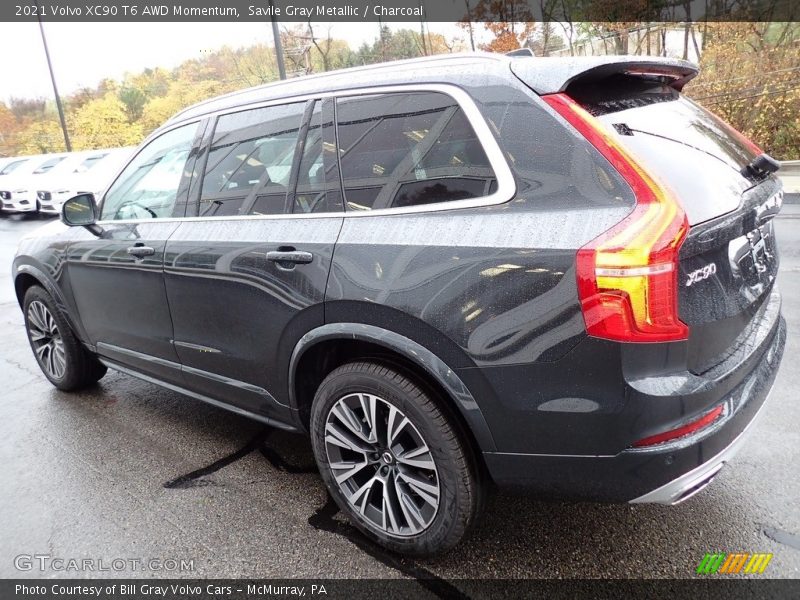 Savile Gray Metallic / Charcoal 2021 Volvo XC90 T6 AWD Momentum