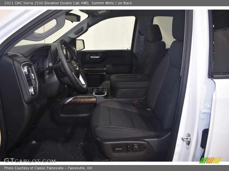 Summit White / Jet Black 2021 GMC Sierra 1500 Elevation Double Cab 4WD