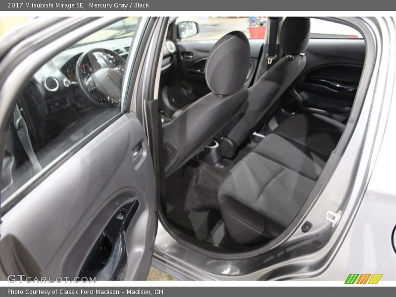 Mercury Gray / Black 2017 Mitsubishi Mirage SE