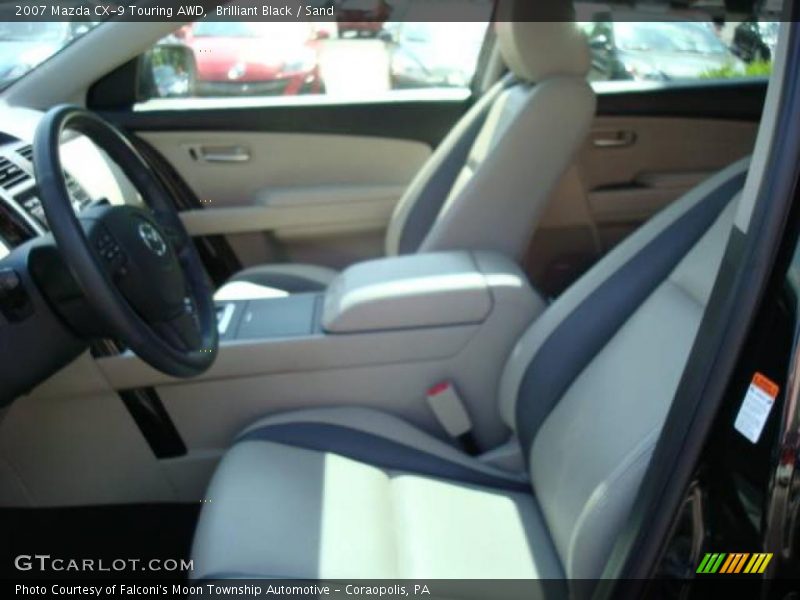 Brilliant Black / Sand 2007 Mazda CX-9 Touring AWD