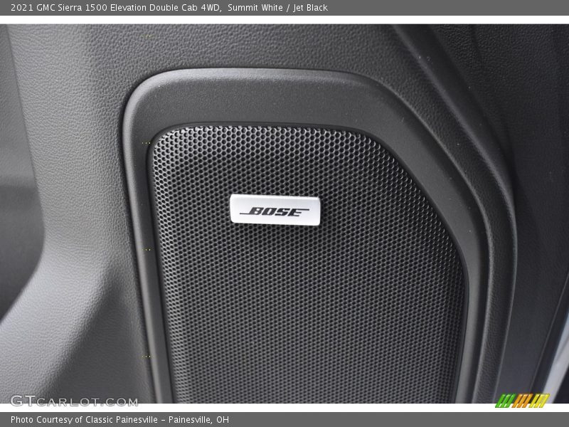 Summit White / Jet Black 2021 GMC Sierra 1500 Elevation Double Cab 4WD
