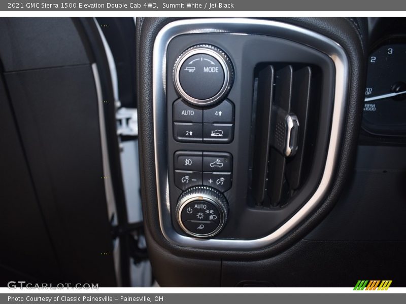 Summit White / Jet Black 2021 GMC Sierra 1500 Elevation Double Cab 4WD
