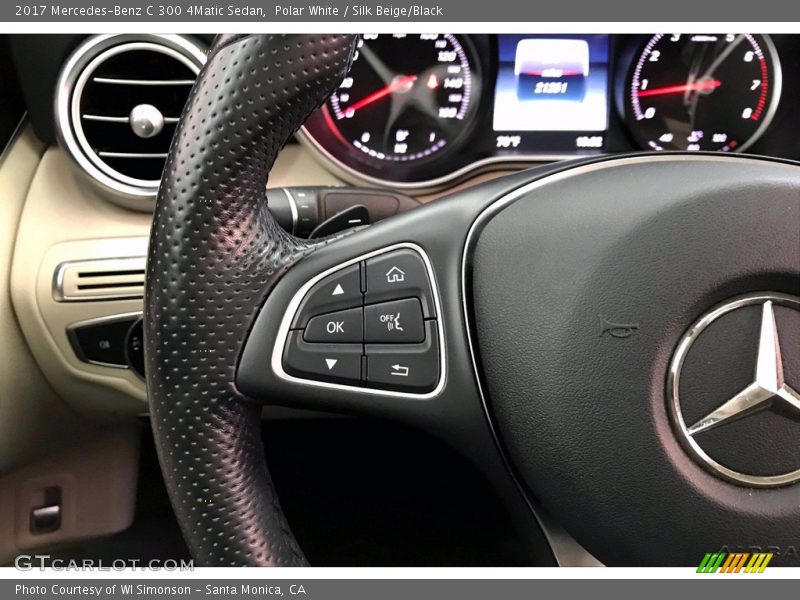  2017 C 300 4Matic Sedan Steering Wheel