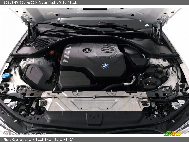 Alpine White / Black 2021 BMW 3 Series 330i Sedan
