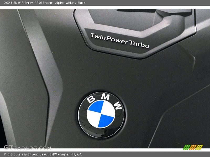 Alpine White / Black 2021 BMW 3 Series 330i Sedan