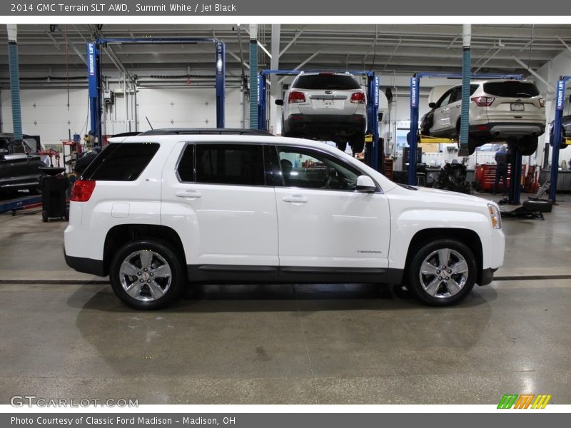 Summit White / Jet Black 2014 GMC Terrain SLT AWD