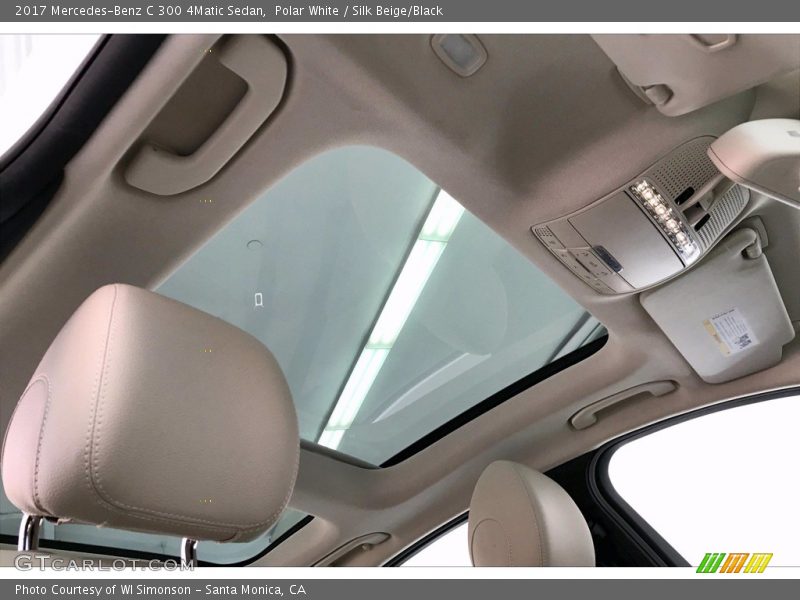 Sunroof of 2017 C 300 4Matic Sedan