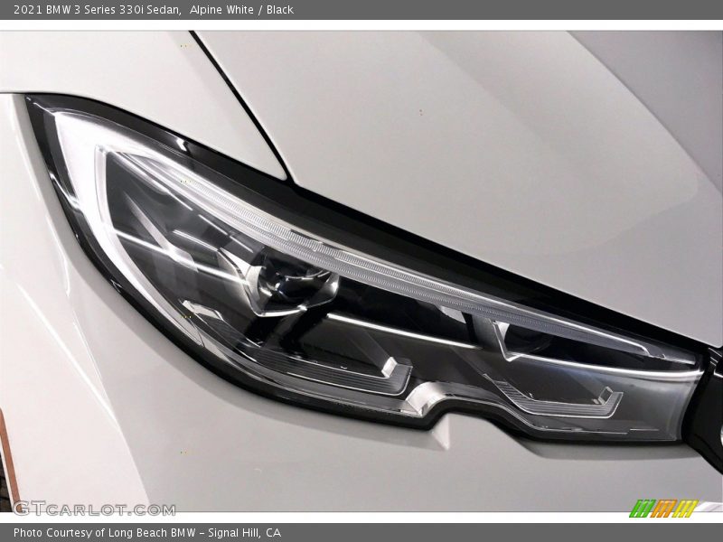 Alpine White / Black 2021 BMW 3 Series 330i Sedan