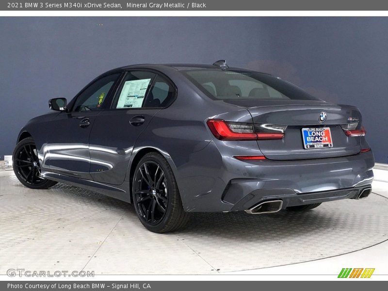 Mineral Gray Metallic / Black 2021 BMW 3 Series M340i xDrive Sedan