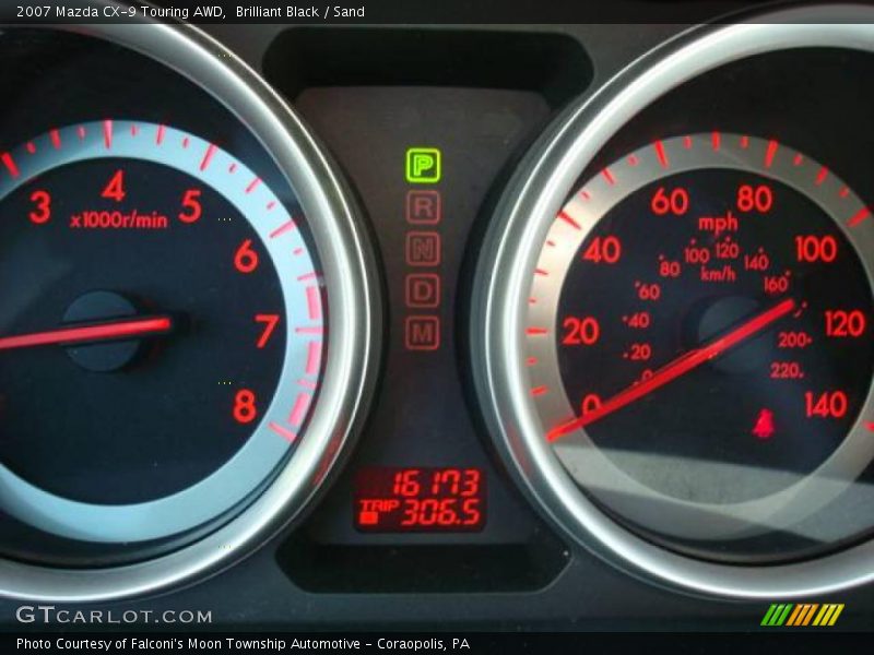 Brilliant Black / Sand 2007 Mazda CX-9 Touring AWD