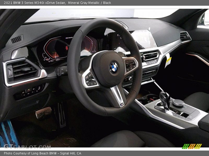 Mineral Gray Metallic / Black 2021 BMW 3 Series M340i xDrive Sedan