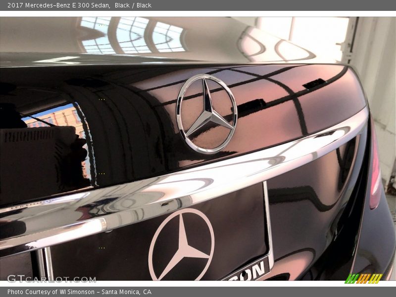 Black / Black 2017 Mercedes-Benz E 300 Sedan