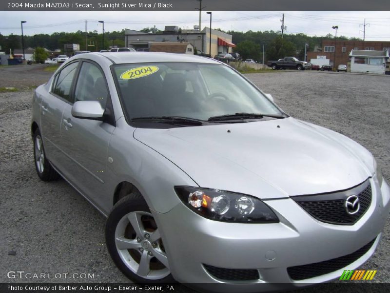 Sunlight Silver Mica / Black 2004 Mazda MAZDA3 i Sedan