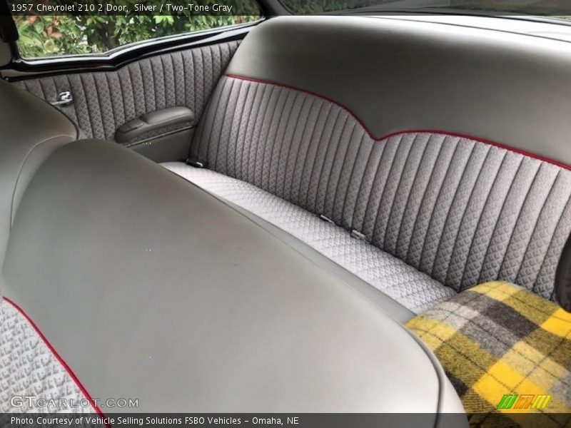 Silver / Two-Tone Gray 1957 Chevrolet 210 2 Door