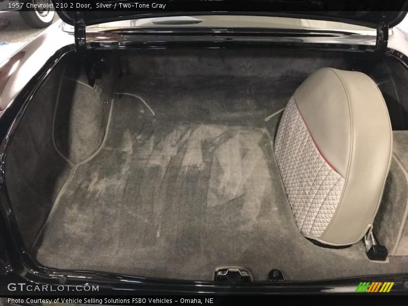 Silver / Two-Tone Gray 1957 Chevrolet 210 2 Door