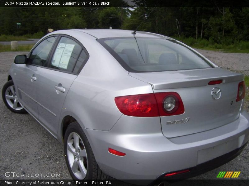 Sunlight Silver Mica / Black 2004 Mazda MAZDA3 i Sedan