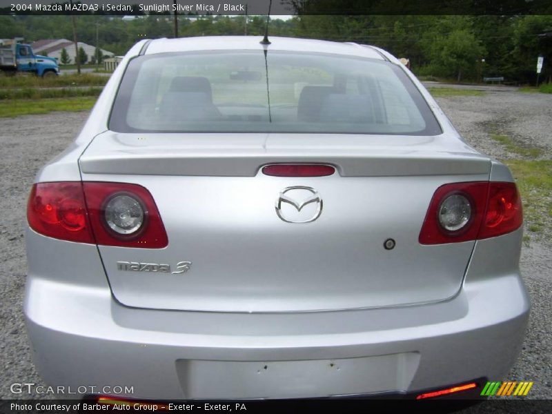 Sunlight Silver Mica / Black 2004 Mazda MAZDA3 i Sedan