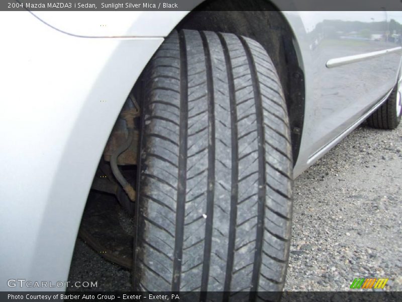 Sunlight Silver Mica / Black 2004 Mazda MAZDA3 i Sedan