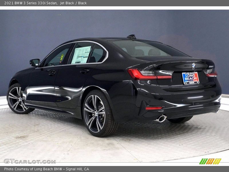 Jet Black / Black 2021 BMW 3 Series 330i Sedan